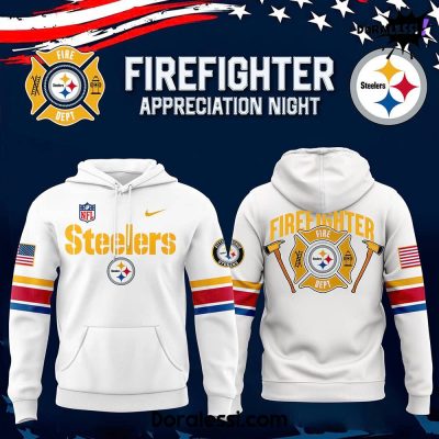 Pittsburgh Steelers x 2024 Firefighter Appreciation Night Premium Limited Hoodie