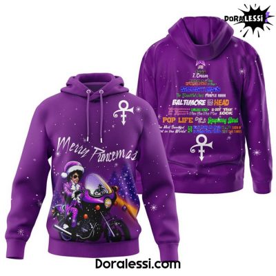 Prince X Merry Princemas Premium Purple Hoodie