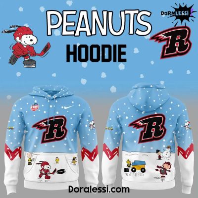 Rapid City Rush Peanuts & Snoopy Night Blue Hoodie