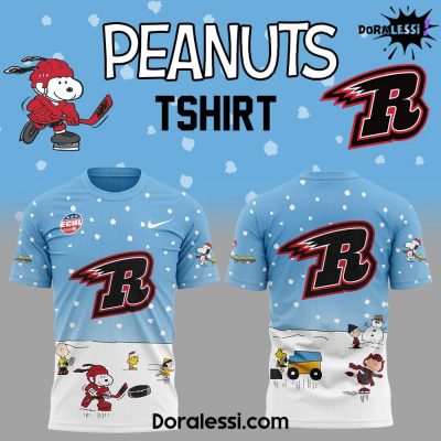 Rapid City Rush Peanuts & Snoopy Night Blue Tshirt