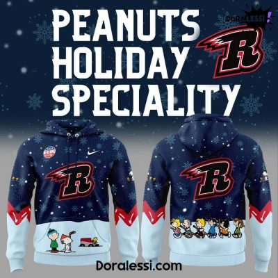 Rapid City Rush Peanuts & Snoopy Night Navy Hoodie