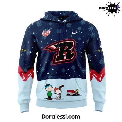 Rapid City Rush Peanuts & Snoopy Night Navy Hoodie