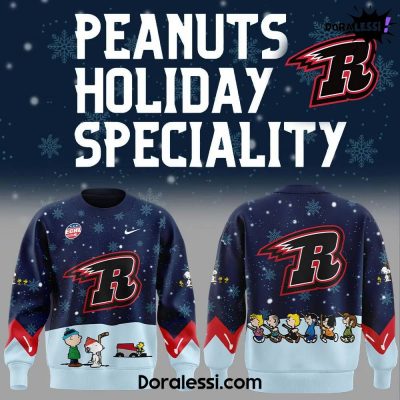 Rapid City Rush Peanuts & Snoopy Night Navy Sweatshirt