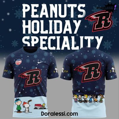 Rapid City Rush Peanuts & Snoopy Night Navy Tshirt