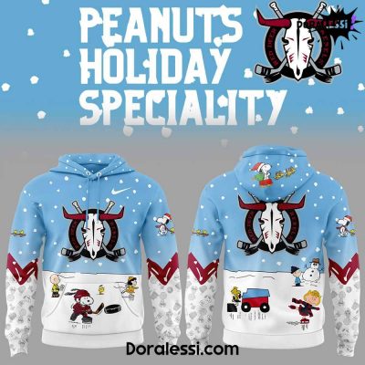 Red Deer Rebels Peanuts And Snoopy Night Hoodie