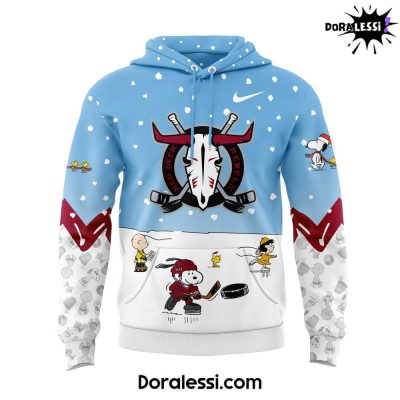 Red Deer Rebels Peanuts And Snoopy Night Hoodie