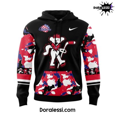 Rochester Americans Grateful Dead Night Black Hoodie