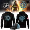 Detroit Red Wings NHL 2025 Firefighter Appreciation Night Black Hoodie