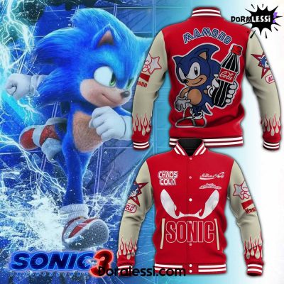 Sonic the Hedgehog x Cola Baseball Jacket