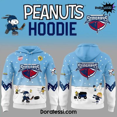 South Carolina Stingrays Peanuts & Snoopy Night Blue Hoodie