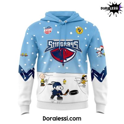 South Carolina Stingrays Peanuts & Snoopy Night Blue Hoodie