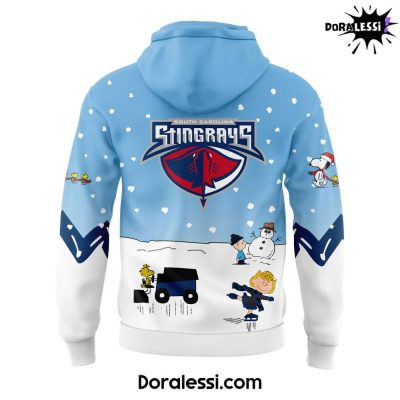 South Carolina Stingrays Peanuts Snoopy Night Blue Hoodie