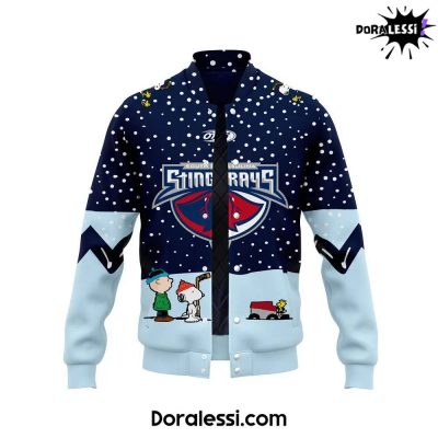 South Carolina Stingrays Peanuts & Snoopy Night Navy Baseball Jacket