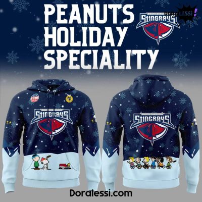 South Carolina Stingrays Peanuts & Snoopy Night Navy Hoodie