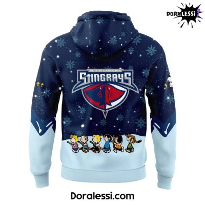 South Carolina Stingrays Peanuts Snoopy Night Navy Hoodie