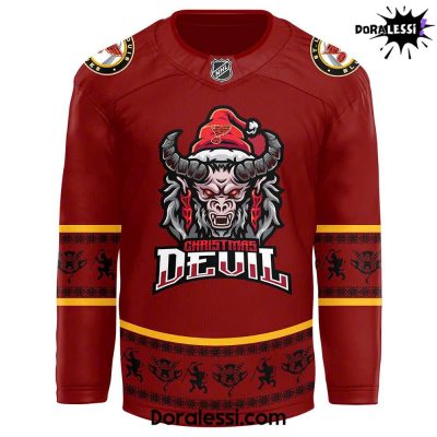 St. Louis Blues x 2024 NHL Christmas Devil Krampus Holiday Premium Hockey Jersey