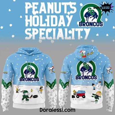 Swift Current Broncos Peanuts And Snoopy Night Hoodie