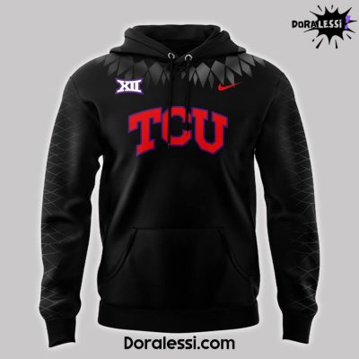 TCU Football Blood Frog Bowl Game Black Hoodie