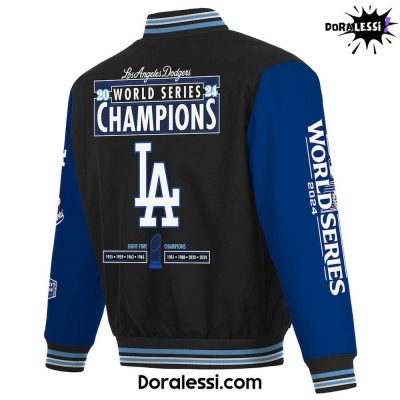 THE LOS ANGELES DODGERS ARE THE 2024 WORLD SERIES CHAMPIONS Baseball Jacket