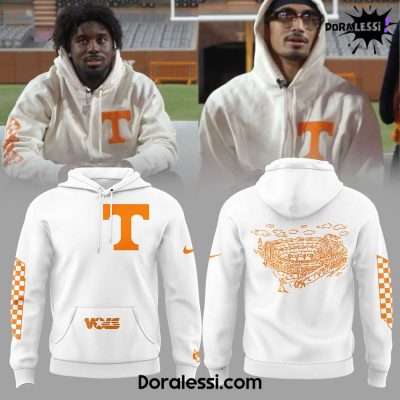 Tennessee Football Neyland Stadium Fireside White Hoodie