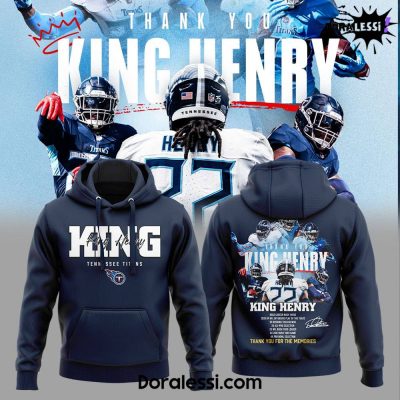 Tennessee Titans Thank you King Henry It Wonderful Years Hoodie