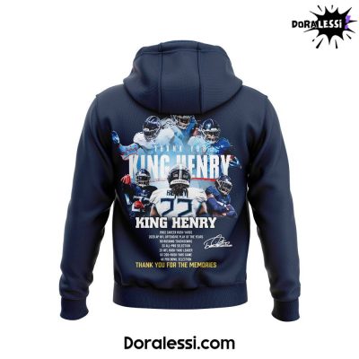 Tennessee Titans Thank you King Henry It Wonderful Years Hoodie