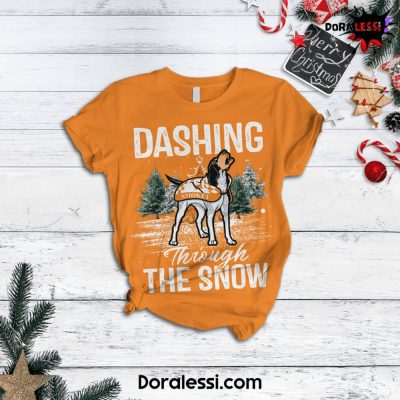 Tennessee Volunteeres Dashing Through The Snow Pyjama Set