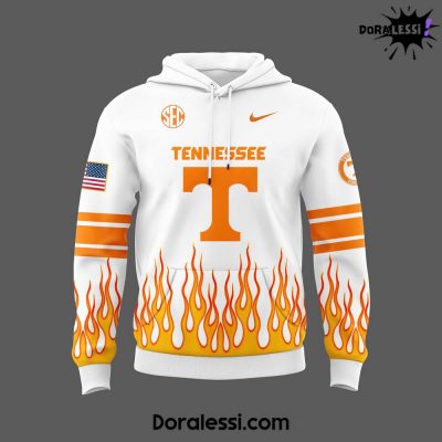 Tennessee Volunteers Football NCAA Firefighter Appreciation Night White Hoodie