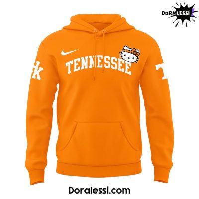 Tennessee Volunteers NCAA Hello Kitty Night Orange Hoodie