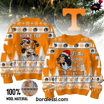 Tennessee Volunteers Tis The Season To Cheer For The Volunteers Sweater