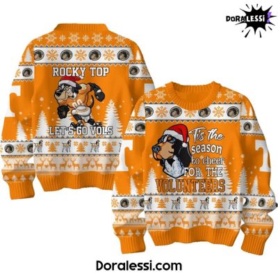 Tennessee Volunteers Tis The Season To Cheer For The Volunteers Sweater