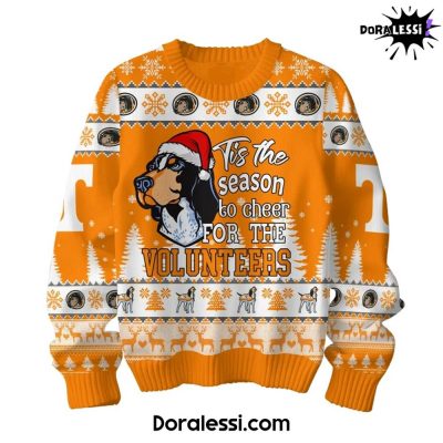 Tennessee Volunteers Tis The Season To Cheer For The Volunteers Sweater