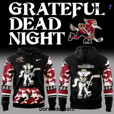 Tucson Roadrunners Grateful Dead Night Black Hoodie