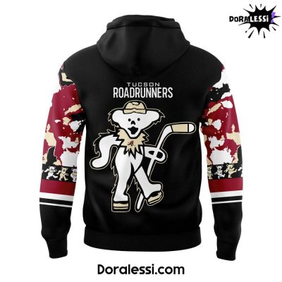 Tucson Roadrunners Grateful Dead Night Black Hoodie