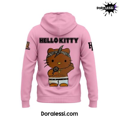 Tupac Shakur x Hello Kitty Limited Edition Pink Hoodie