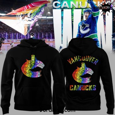 Vancouver Canucks Pride Night Black Hoodie