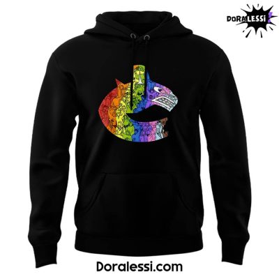 Vancouver Canucks Pride Night Black Hoodie