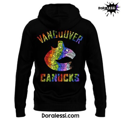 Vancouver Canucks Pride Night Black Hoodie