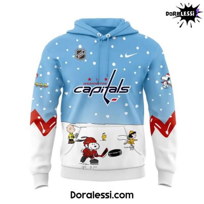 Washington Capitals Peanuts & Snoopy Night Blues Hoodie