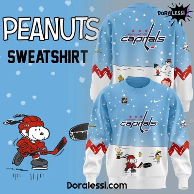 Washington Capitals Peanuts & Snoopy Night Blues Sweatshirt