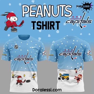 Washington Capitals Peanuts & Snoopy Night Blues Tshirt