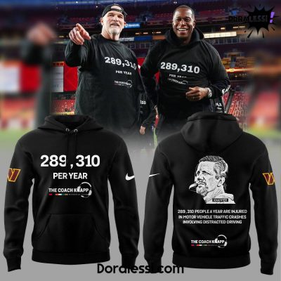 Washington Commanders Coach Knapp’s Memorial Fund Black Hoodie