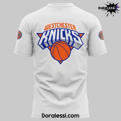 Westchester Knicks 2024 Winter Showcase Champions Premium Limited White Tee