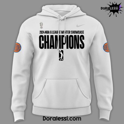 Westchester Knicks 2024 Winter Showcase Champions White Hoodie