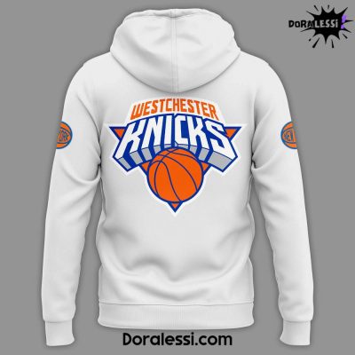 Westchester Knicks 2024 Winter Showcase Champions White Hoodie