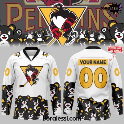 Wilkes-Barre/Scranton Penguins Limited Edition Personalization White Hockey Jersey