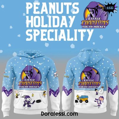 Youngstown Phantoms Peanuts X Snoopy Blue Hoodie