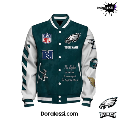 Philadelphia Eagles LIV Super Bowl Champions Custom Baseball Jacket