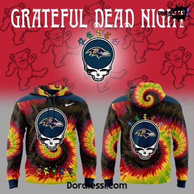 Baltimore Ravens Grateful Dead Night Hoodie