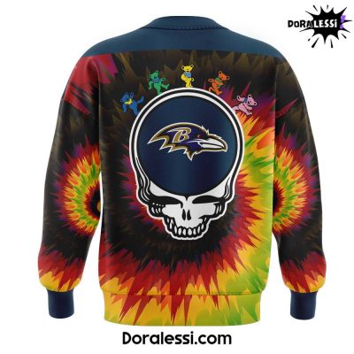 Baltimore Ravens Grateful Dead Night Sweatshirt